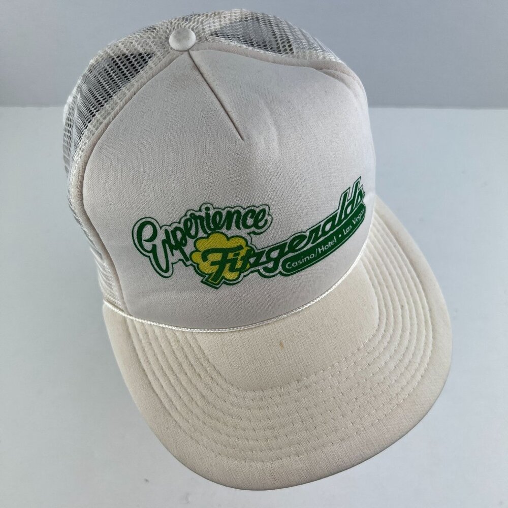 Fitzgeralds Casino Hotel Las Vegas Baseball Cap Hat Vintage Trucker Snap-Back